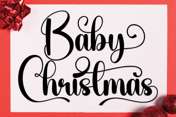Baby Christmas Font - Featured Image