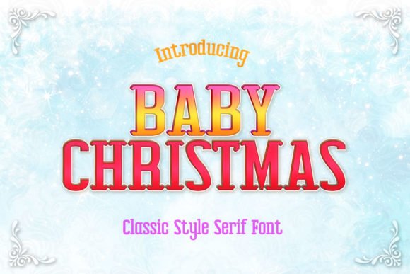 Baby Christmas Font - Featured Image