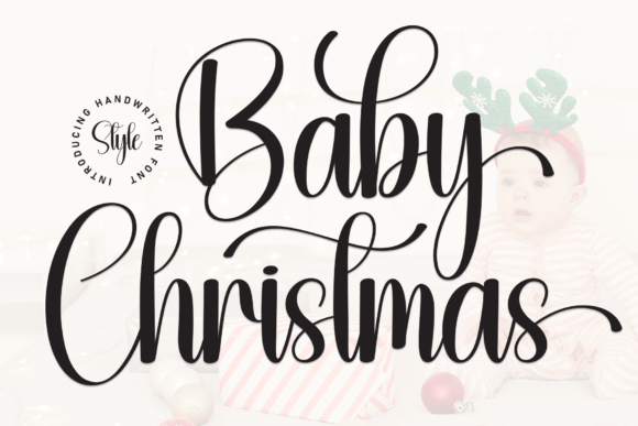 Baby Christmas Font - Featured Image
