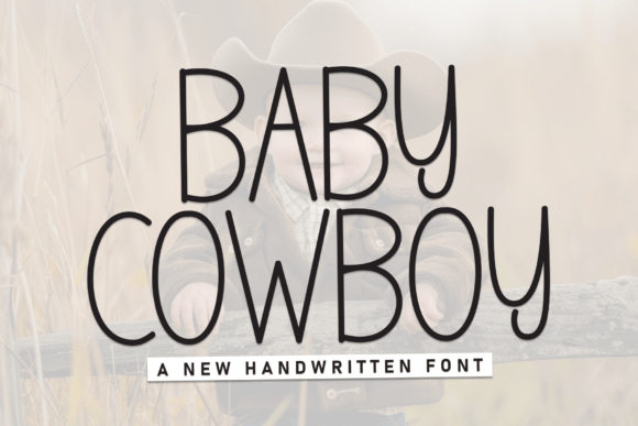 Baby Cowboy Font - Featured Image
