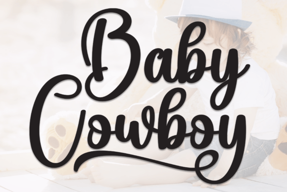 Baby Cowboy Font - Featured Image
