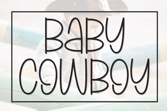 Baby Cowboy Font - Featured Image