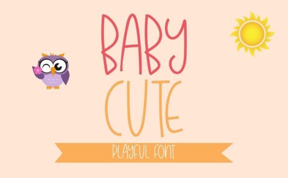Baby Cute Font - Featured Image