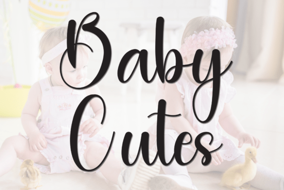 Baby Cutes Font - Featured Image
