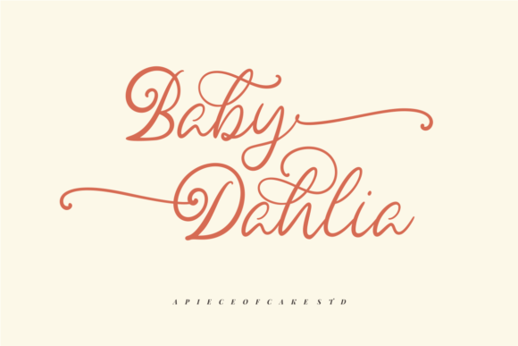 Baby Dahlia Font - Featured Image