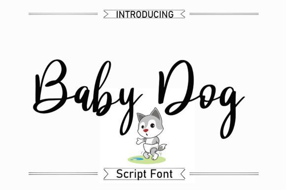 Baby Dog Font - Featured Image