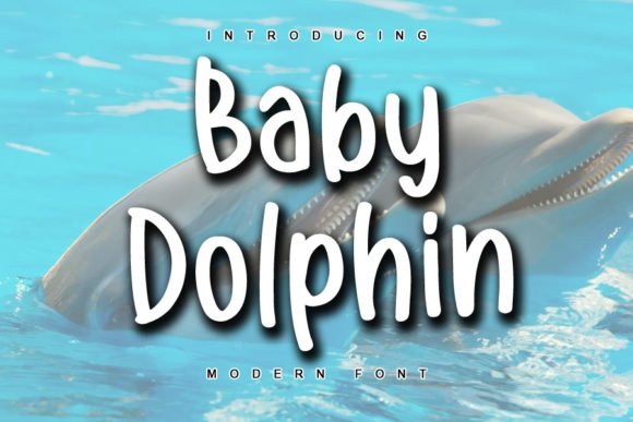 Baby Dolphin Font - Featured Image