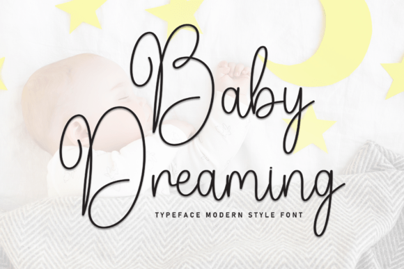 Baby Dreaming Font - Featured Image