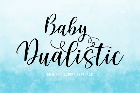Baby Dualistic Font - Featured Image