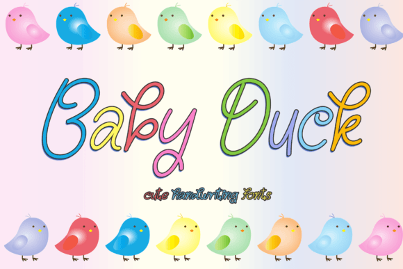 Baby Duck Font - Featured Image
