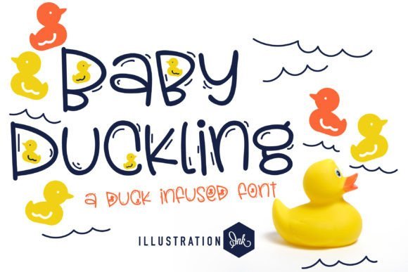 Baby Duckling Font - Featured Image