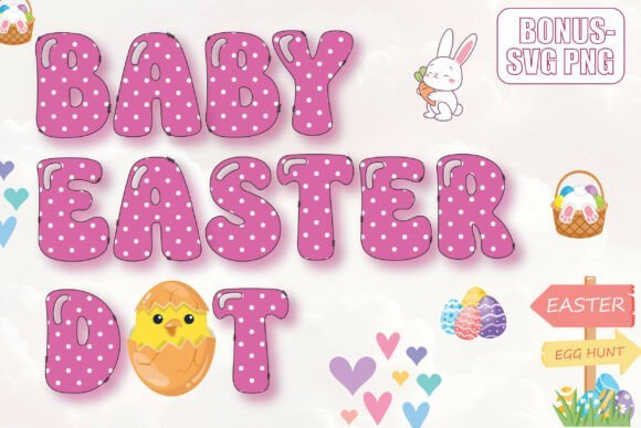 Baby Easter Dot Font - Featured Image
