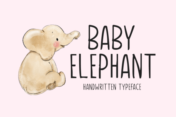 Baby Elephant Font - Featured Image