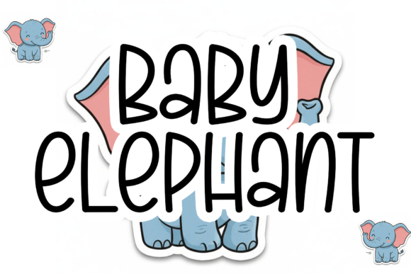 Baby Elephant Font - Featured Image