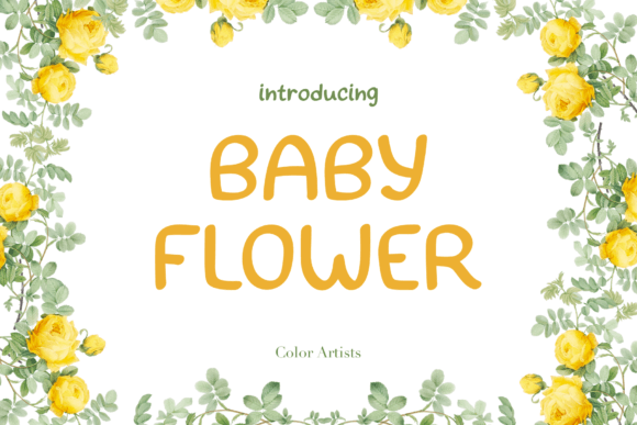 Baby Flower Font - Featured Image