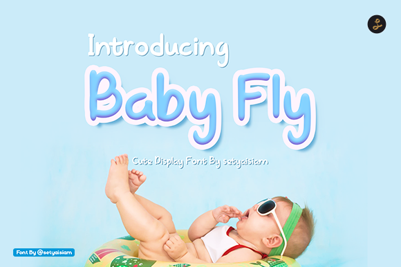Baby Fly Font - Featured Image