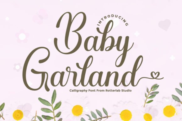Baby Garland Font - Featured Image