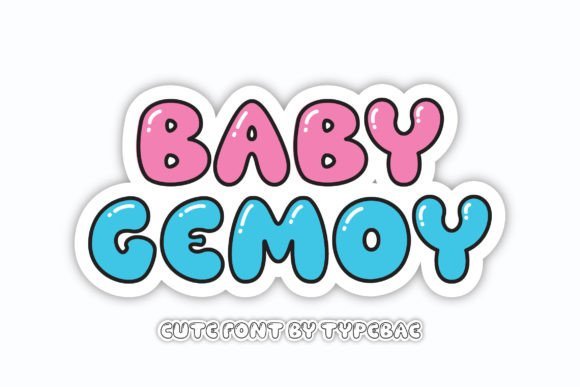 Baby Gemoy Font - Featured Image