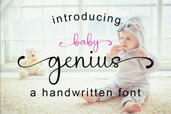 Baby Genius Font - Featured Image