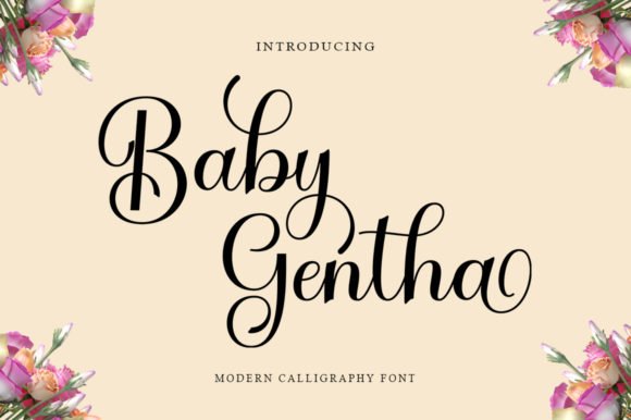 Baby Gentha Font - Featured Image