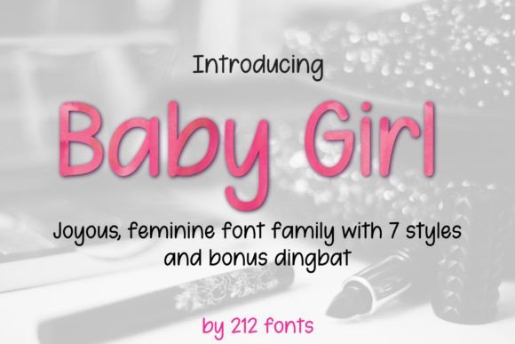 Baby Girl Font - Featured Image