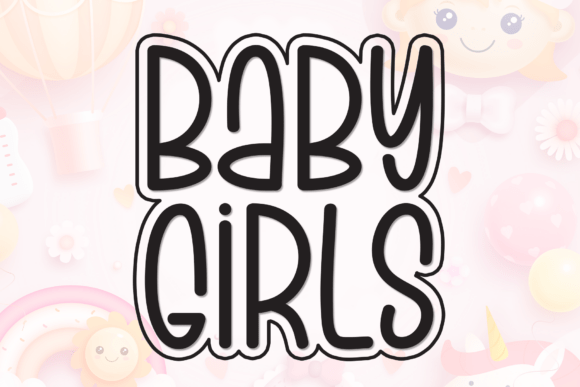 Baby Girls Font - Featured Image