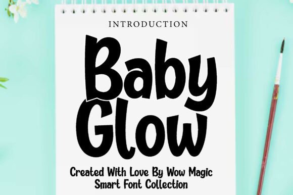 Baby Glow Font - Featured Image