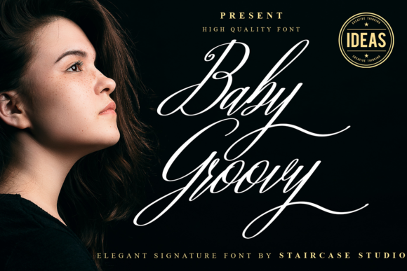 Baby Groovy Font - Featured Image