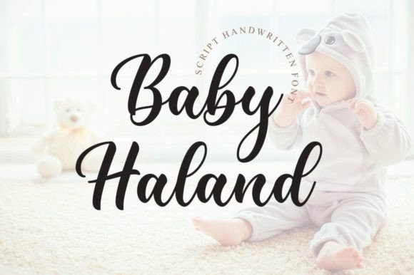 Baby Haland Font - Featured Image