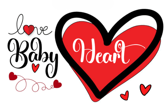Baby Heart Font - Featured Image