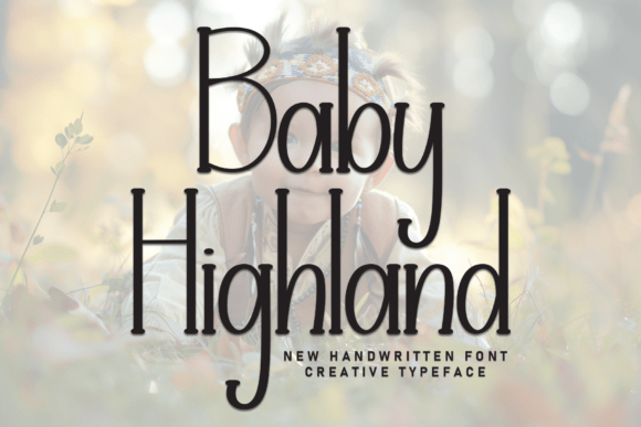 Baby Highland Font - Featured Image
