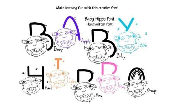 Baby Hippo Font - Featured Image