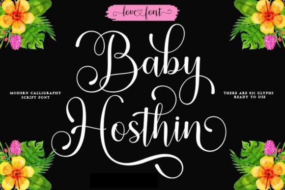 Baby Hosthin Font - Featured Image