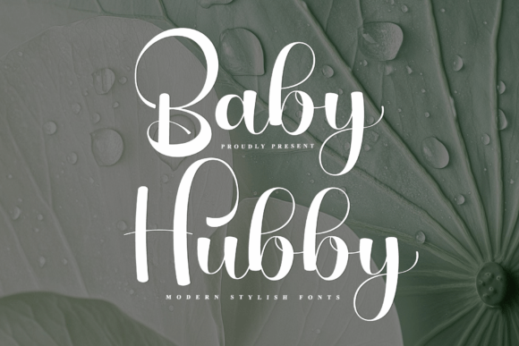 Baby Hubby Font - Featured Image