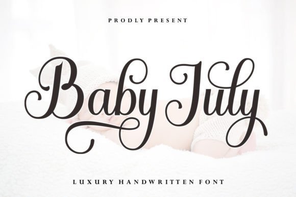 Baby July Font - Featured Image