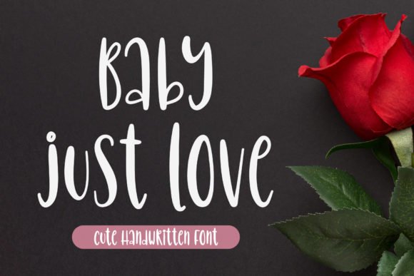 Baby Just Love Font - Featured Image