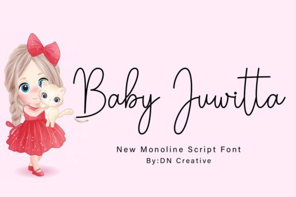 Baby Juwitta Font - Featured Image