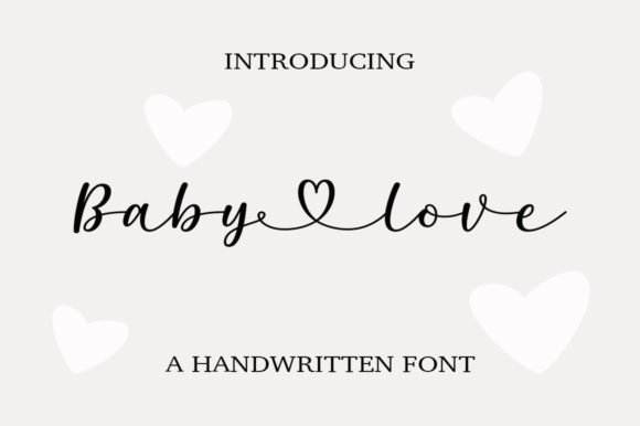 Baby Love Font - Featured Image