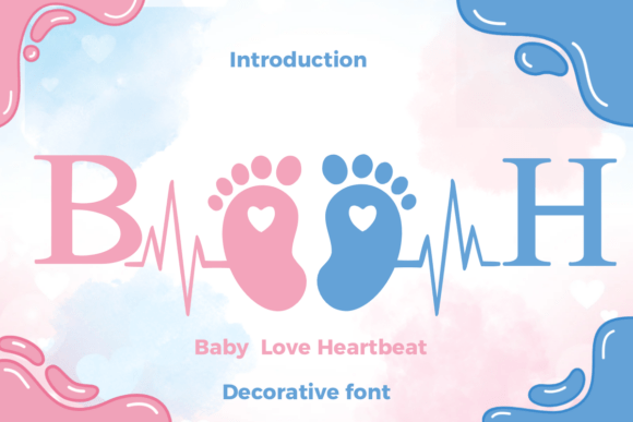 Baby Love Heartbeat Font - Featured Image