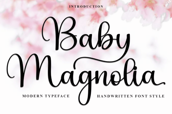 Baby Magnolia Font - Featured Image