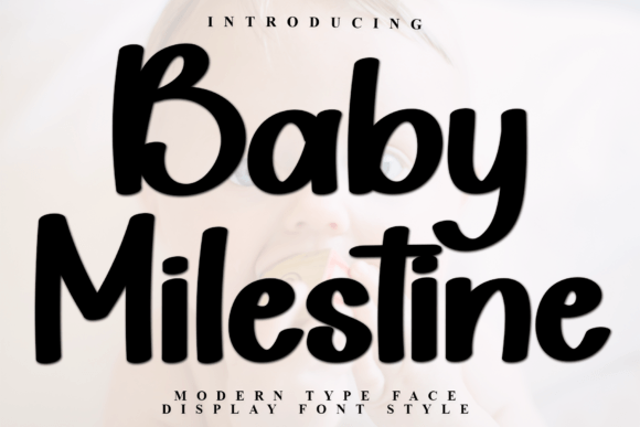 Baby Milestone Font - Featured Image