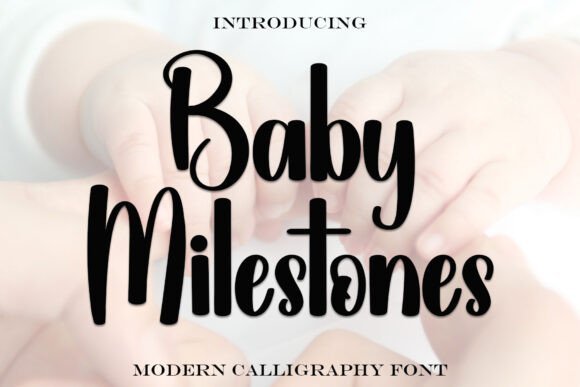 Baby Milestones Font - Featured Image