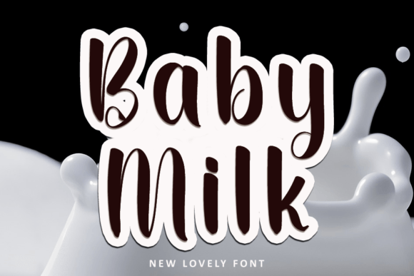 Baby Milk Font - Featured Image