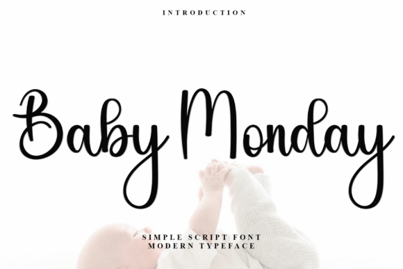 Baby Monday Font - Featured Image