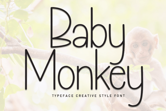 Baby Monkey Font - Featured Image