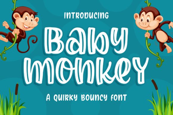 Baby Monkey Font - Featured Image