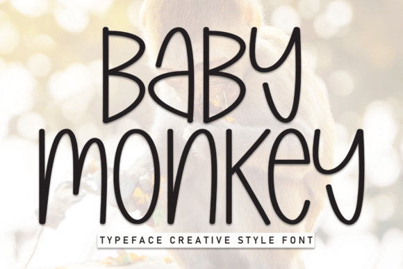Baby Monkey Font - Featured Image