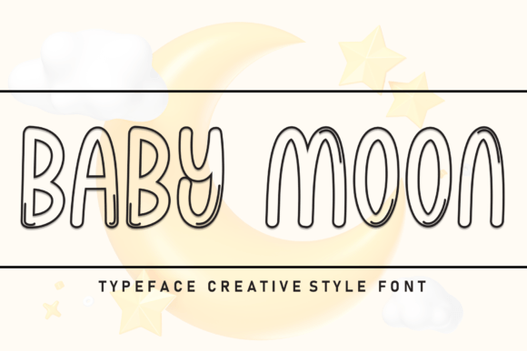 Baby Moon Font - Featured Image