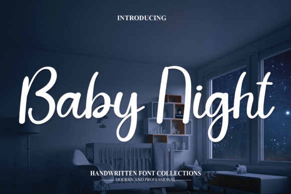 Baby Night Font - Featured Image