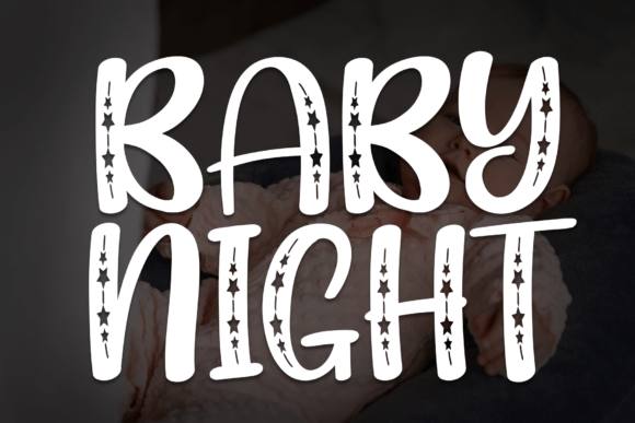 Baby Night Font - Featured Image